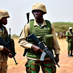 부르키나파소의 군대 및 국방 정책 - Military Training Exercise**

"Burkinabé soldiers in full uniform, participating in a training exerc...
