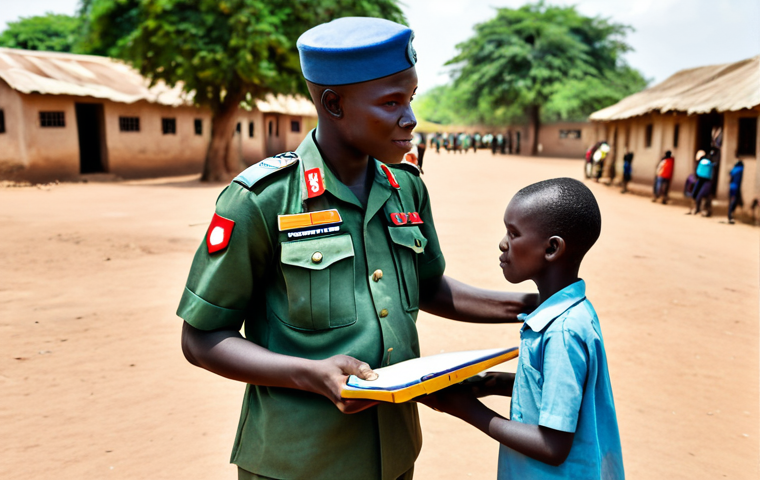 부르키나파소의 군대 및 국방 정책 - Military Training Exercise**

"Burkinabé soldiers in full uniform, participating in a training exerc...
