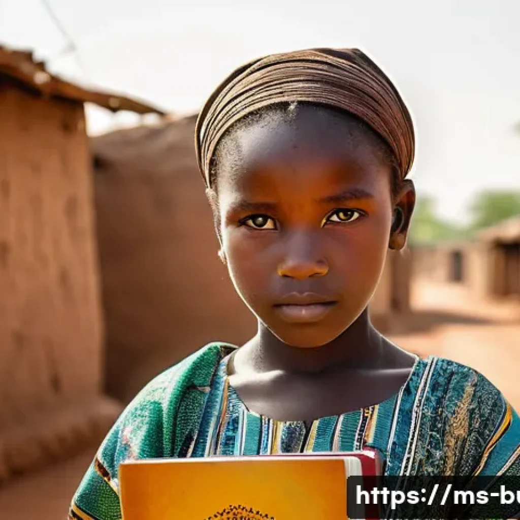 부르키나파소에서의 여성 인권 문제 - **A Young Girl's Dream in Burkina Faso**
A poignant portrait of a young Burkinabe girl, approxim...
